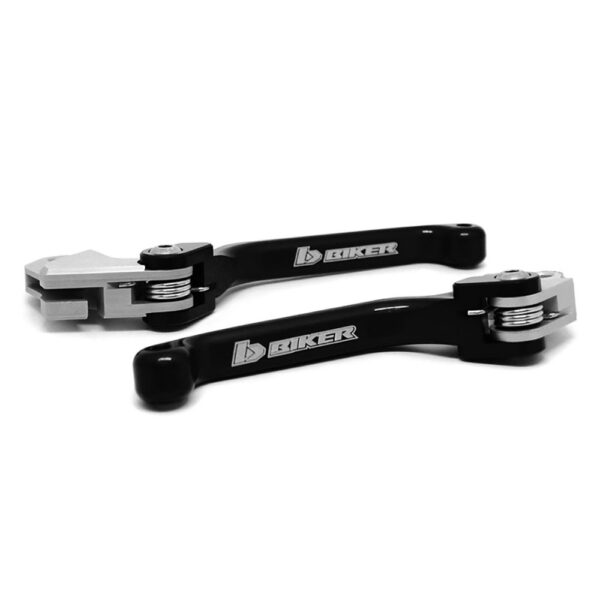 MANETE RETRÁTIL (FREIO + EMBREAGEM) BIKER KTM (BREMBO/BREMBO) (03-13) - PRETA