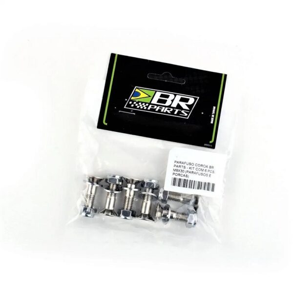 PARAFUSO DE COROA BR PARTS - 06 PCS