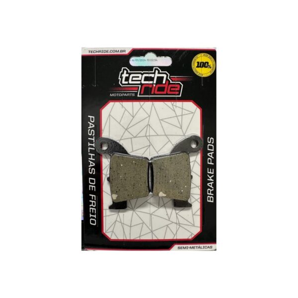 PASTILHA DE FREIO TRASEIRA TECHRIDE HONDA 125-450 (02-23) TM MX 85 (13-23)