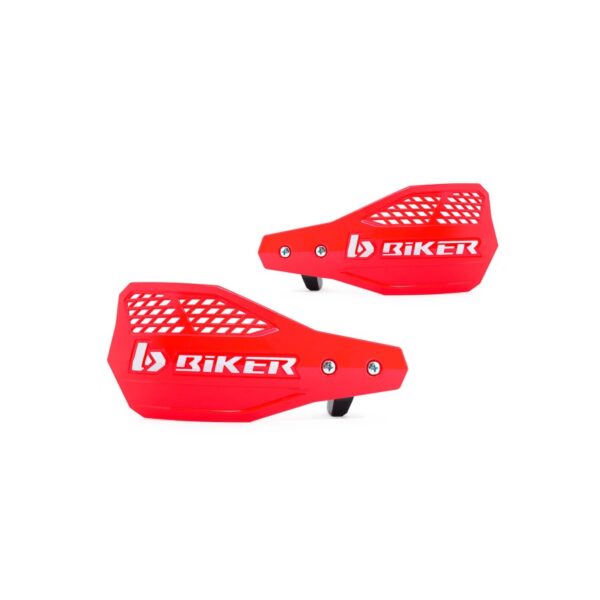 PROTETOR DE MÃO BIKER A1R (HASTE NYLON) - VERMELHO