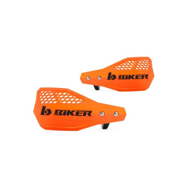 PROTETOR DE MÃO BIKER A1R (HASTE NYLON) - LARANJA