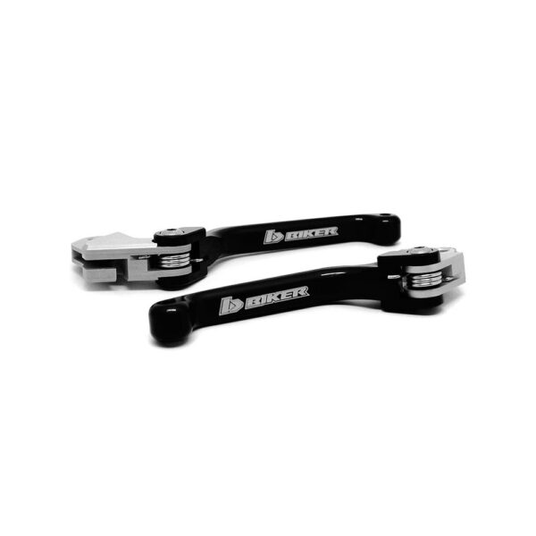 MANETE RETRÁTIL (FREIO + EMBREAGEM) BIKER KAWASAKI KX 250/X (21-23) KX 450/X (19-23) - PRETO