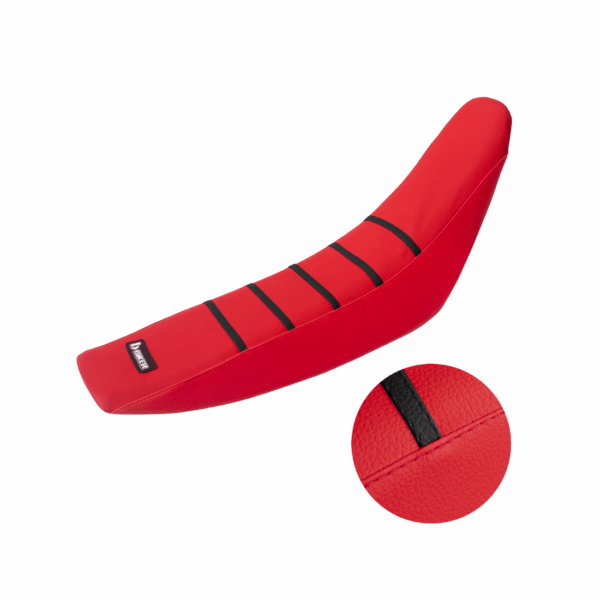 CAPA DE BANCO BIKER GRIPPER HONDA CRF 250F (18-24) - VERMELHA / PRETA