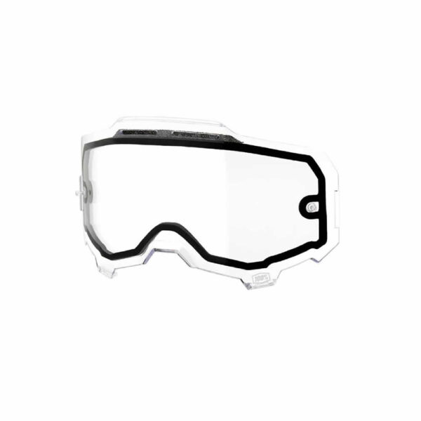 LENTE ÓCULOS 100% RC2/AC2/ST2 DUPLA VENTILADA - TRANSPARENTE