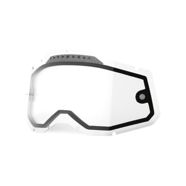 LENTE ÓCULOS 100% RC2/AC2/ST2 DUPLA VENTILADA - TRANSPARENTE