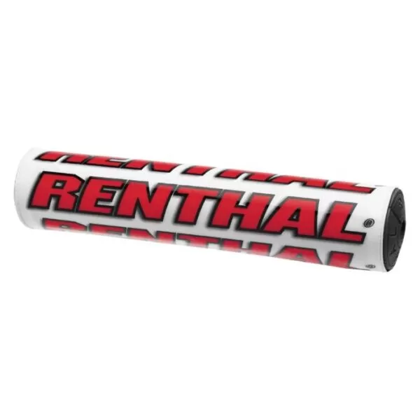 PROTETOR DE GUIDÃO RENTHAL CROSSBAR - 240MM - BRANCO/VERMELHO