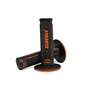 MANOPLA CIRCUIT JUPITER RACING PRETA/LARANJA