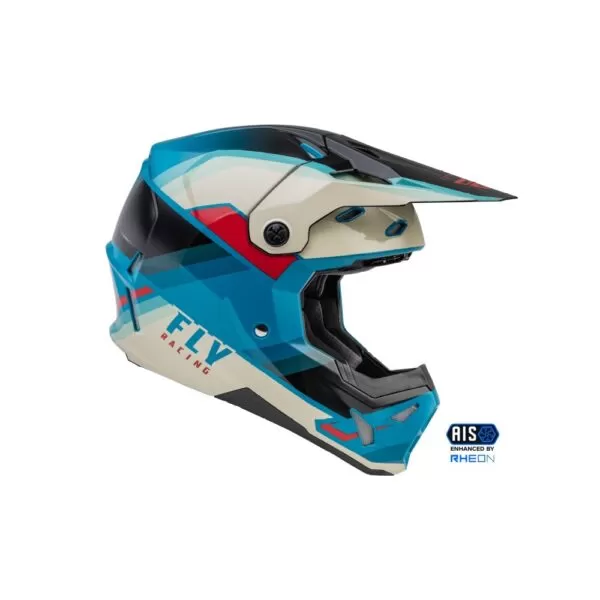 CAPACETE FLY FORMULA CP RUSH BLACK/STONE/DARK TEAL 58-59 (G)