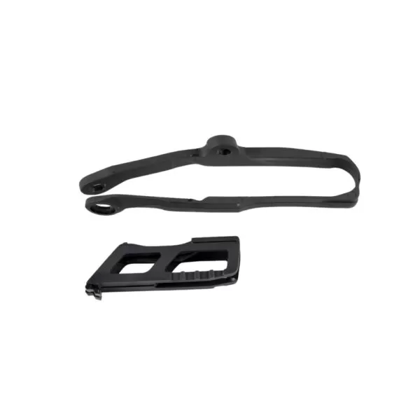 GUIA DE CORRENTE E BALANÇA UFO KAWASAKI KX 250F (17-20) KX 450F (16-18) - PRETO