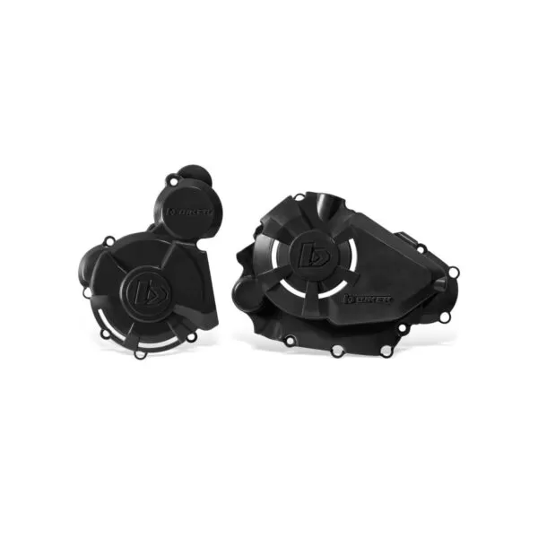 PROTETOR DAS TAMPAS LATERAIS DO MOTOR BIKER MXF 270F - PRETO