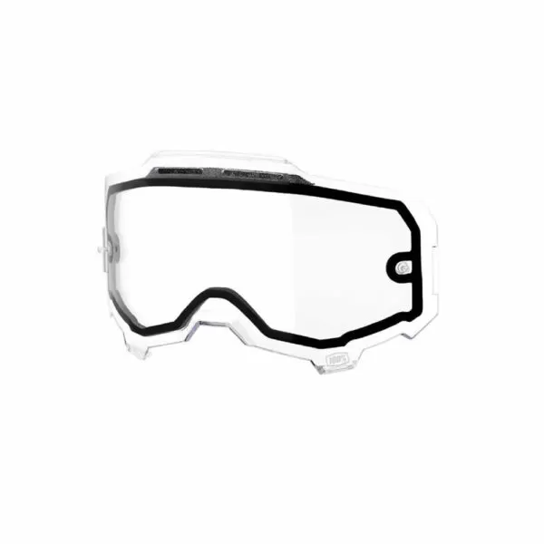 LENTE ÓCULOS 100% RC2/AC2/ST2 DUPLA VENTILADA - TRANSPARENTE