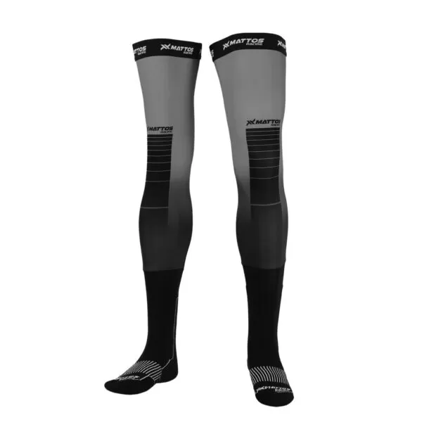 MEIA MATTOS RACING KNEE BRACE - CINZA